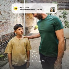 Yale YAL1741676422337 Timbre con video inteligente HD 1080p, campo de visión 154° para seguridad del hogar