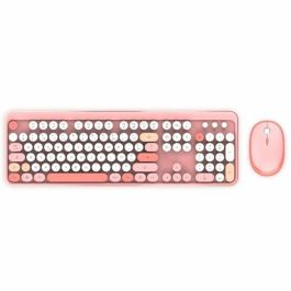 Combo teclado + mouse inalámbrico - MOBILITY LAB - Pure Color - Rosa - Diseño ergonómico - Escritura discreta Precio: 43.49999973. SKU: B17LA2LY54