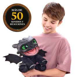 Famosa Re000000 Peluche Real Fx Desdentado Marioneta Interactiva Dragón 75 Sonidos Humo Vapor Aliento Fuego Cómo Entrenar a tu Dragón