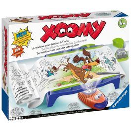 Ravensburger Maxi Xoomy Taller de Dibujo Creativo con Rodillo, Zoom 180%, 300+ Patrones y Rollo 6.5m - 6+ años