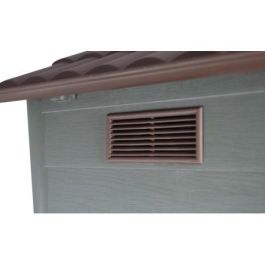 Nayeco Caseta Eco Grande 99x70x75 cm para mascota, exterior, 100% reciclada, protección frío/calor, doble ventilación