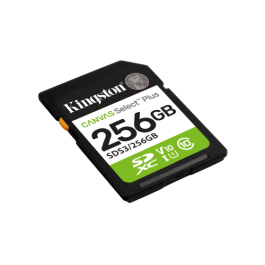 Kingston SDS3/256GB Tarjeta SDXC Canvas Select Plus 256 GB 150 MB/s UHS-I U1 C10 V10 para Full HD 1080p Resistente Kingston SDS3/256GB Tarjeta SDXC Canvas Select Plus 256 GB 150 MB/s UHS-I U1 C10 V10 para Full HD 1080p Resistente
