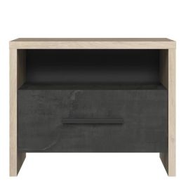 COLORADO Mesita de noche 1 cajón - Decoración Roble Kronberg - L 49.6 x P 36.3 x H 40.1 cm COLORADO Mesita de noche 1 cajón - Decoración Roble Kronberg - L 49.6 x P 36.3 x H 40.1 cm