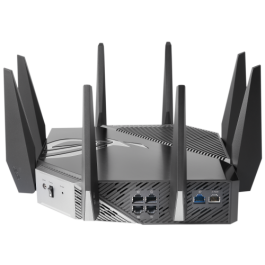 ASUS GT-AXE11000 router inalámbrico Gigabit Ethernet Tribanda (2.4 GHz / 5 GHz / 6 GHz) Negro ASUS GT-AXE11000 router inalámbrico Gigabit Ethernet Tribanda (2.4 GHz / 5 GHz / 6 GHz) Negro