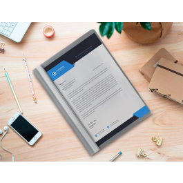 Q-connect Carpeta Dossier Fastener Plástico DIN A4 Gris PVC Transparente Opaca