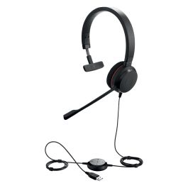 Jabra Evolve 20 MS Mono Auriculares Profesionales con Gestión de Llamadas y Gran Sonido para PC