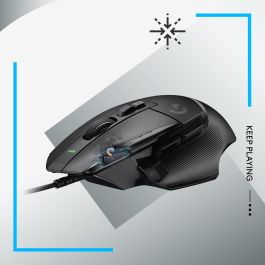 Logitech G502 X Ratón Gaming Cableado con Sensor HERO, 13 Botones Programables, RGB, 25600 DPI
