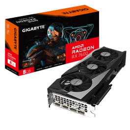 Tarjeta Gráfica Gigabyte Radeon RX 7600 Gaming OC/ 8GB GDDR6 Tarjeta Gráfica Gigabyte Radeon RX 7600 Gaming OC/ 8GB GDDR6