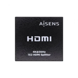 Aisens Duplicador HDMI 1x2 4K@30Hz con Alimentación Negro