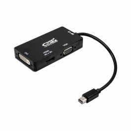 Adaptador Mini DisplayPort a VGA/DVI/HDMI 3 en 1 NANOCABLE 10.16.3302-BK Negro Precio: 17.5000001. SKU: B1AH7P3FQ6
