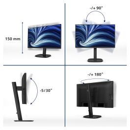 Philips 24B2U3301 Monitor 23.8" Full HD IPS 1920x1080 HDMI DP USB-C 90W