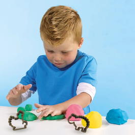 Ses Creative SEC8710341249199 Kit de Masa de Modelado Gigante Ecológico (7x90 g con Herramientas)