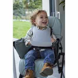 Thermobaby AAAMI10104 Set de 2 Baberos Bibou Verde Celadón Charm Gris