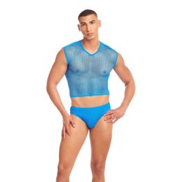 Conjunto de Lencería Rainbow Party Azul L/XL