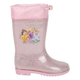 Cerdá T023 Botas de Lluvia de PVC con Diseño Princess, para Niñas, Color Rosa, Talla 23, Recomendadas desde 3 años