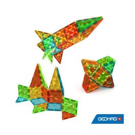 Geomag Fichas magnéticas Gemas 32 piezas - Formas geométricas con efecto cristal