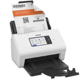 Brother ADS4900 W Escáner de Sobremesa Doble Cara, WiFi, 120 ppm, Pantalla Táctil, USB 3.0, LAN, NFC