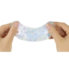 Rainbow High Muñeca Skyker 22 cm Azul con Slime Transparente y Brillo