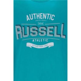 Camiseta de Manga Corta Hombre Russell Athletic A30081-L6 146 Aguamarina (M)