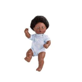 Muñeca newborn 38cm niña africana con ropa ref: 17059-18 38 Muñeca newborn 38cm niña africana con ropa ref: 17059-18 38