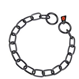 Collar Eslabon Semi-Largo 3 mmx39 cm Inox. Negro Precio: 18.79000046. SKU: S6102899