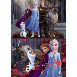 Set de 2 Puzzles Frozen Believe 40 x 28 cm 100 Piezas