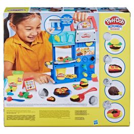 Hasbro Play-Doh Restaurante Divertido F8107 Juego de Cocina con Plastilina y Accesorios para Niños +3 Años
