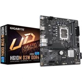 Gigabyte H610M D3W (9MH61M3W4-00-G10) Placa Base Intel H610 Socket LGA 1700 DDR4 Micro ATX PCIe 4.0 M.2 para Intel 12ª/13ª/14ª Gen Precio: 94.59000034. SKU: B18EW3EMGB