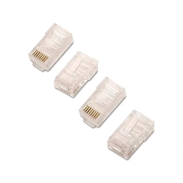 Nano Cable 10.21.0201 Conector RJ45 Cat.6 para Redes de Datos, Bolsa 10 Unidades