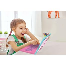 Lexibook Ordenador portátil Bilingüe Unicornio con 124 Actividades Inglés y Español para Niños +3 Años