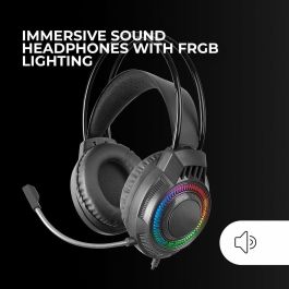 Mars Gaming Kit Gaming 4en1 MCP124PRO - Teclado RGB, Ratón 3200 DPI, Auriculares FRGB, Alfombrilla Nanotextil