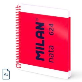 Milan Cuaderno Espiral A5 80H 95 gr 5x5 mm Tapa Dura Colección Nata® 624 Since 1918 Rosa Precio: 2.8900003. SKU: B12WXTRRWK