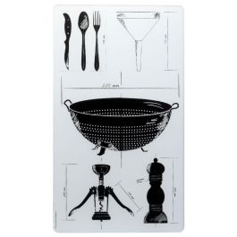 Cuisy Protector Vitrocerámica 52x30 cm para Cocina, Amplía Zona de Trabajo y Protege Superficies