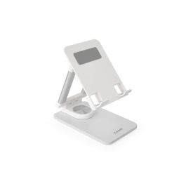 Tooq Soporte Plegable y Giratorio para Tablet hasta 12.9 Pulgadas, Ajustable, 360º, Antideslizante