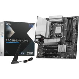 MSI PRO B860M-A WiFi Placa Base Intel B860 LGA 1851, Micro ATX, DDR5, Wi-Fi 7, Bluetooth 5.4, 911-7E42-002