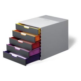 Durable Módulo 5 Cajones Varicolor 760558 Organizador Multicolor Apto A4 Precio: 83.79000014. SKU: B17HYG5K62