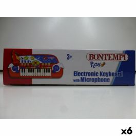 Piano Electrónico Bontempi 38 x 18 x 17 cm (6 Unidades) Piano Electrónico Bontempi 38 x 18 x 17 cm (6 Unidades)