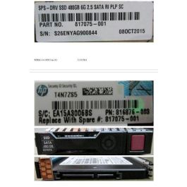 Hewlett Packard Enterprise Disco Duro 480GB SATA III SFF RI SC 2.5" para Servidor - Compatible con HP Disk Q Process