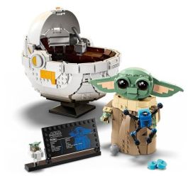 Juego de construccion grogu con aerocuna lego star wars