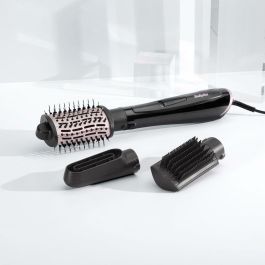 Babyliss AS128E Cepillo de Aire Caliente Style Smooth 1000W Iónico con 3 Accesorios: Secar, Alisar, Voluminizar. Antiencrespamiento + Bolsa de Viaje