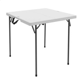 Mesa Plegable Lifetime Blanco Acero Plástico 94 x 74 x 94 cm Precio: 57.69000006. SKU: B1KCBS6FM9