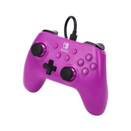 Power A Mando con Cable Nintendo Switch Grape Morado NSGP0143-01