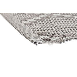 DKD Home Decor Alfombra Marrón Beige 210 x 150 cm (4 Unidades) Poliéster