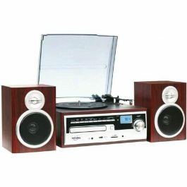 Inovalley CH14E Sistema HiFi Vintage con Codificación MP3 para Vinilos, CD, K7, Radio, USB/SD, Tocadiscos 3 Velocidades, Altavoces 2x40W, Madera Precio: 164.79000043. SKU: B1GQVHQRVK