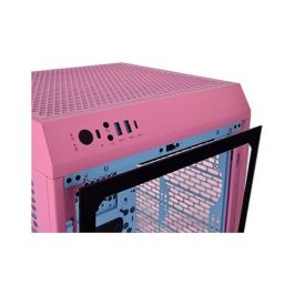 Thermaltake The Tower 200 Mini Tower Rosa Gaming - Carcasa de PC con Panel de Vidrio Templado y Soporte para Mini-ITX
