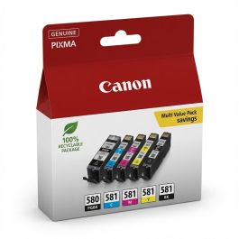 CANON Cartucho Pack 5 Colores PGI580BK / CLI581CMYK MULTI ECOPACK - SEC (con alarma) Precio: 57.95000002. SKU: B1BXCPDAN6