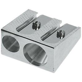 Sacapuntas Faber-Castell Plateado Metal (20 Unidades) Precio: 21.49999995. SKU: S8421784