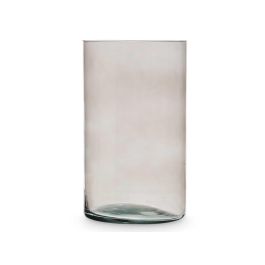 Jarrón de Cristal Cilíndrico Gris 17 cm x 30 cm - Giftdecor (4 Unidades) Jarrón de Cristal Cilíndrico Gris 17 cm x 30 cm - Giftdecor (4 Unidades)