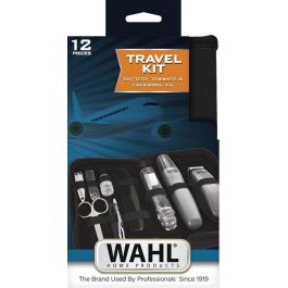 Wahl 9962-1816 Cortabarbas y Recortadora de Nariz, Orejas y Cejas Travel Kit - Portátil y Multifunción