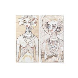 Cuadro Colonial DKD Home Decor Beige Blanco 3.7 x 120 x 60 cm (2 Unidades) Precio: 71.2569. SKU: S3028212